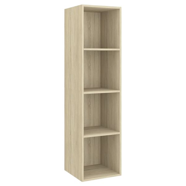 vidaXL Ensemble de meubles TV 3 pcs Ch&ecirc;ne sonoma Bois d'ing&eacute;nierie