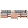 vidaXL Salon de jardin 7 pcs bois massif sapin de douglas