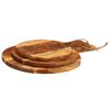 vidaXL Planche &agrave; d&eacute;couper 3 pcs cm bois d'acacia massif