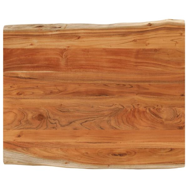 vidaXL Dessus de table 100x80x2,5 cm rectangulaire bois massif acacia