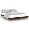 vidaXL Cadre de lit sans matelas ch&ecirc;ne marron 120x200 cm
