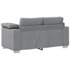 vidaXL Canap&eacute; Gris clair 160 x 77 x 82 cm tissu