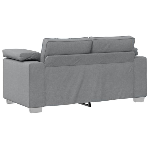 vidaXL Canap&eacute; Gris clair 160 x 77 x 82 cm tissu