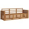 vidaXL Ensembles de canap&eacute;s 3 pc Naturel Bois d'Acacia Massif
