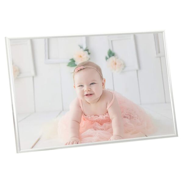 vidaXL Collage de cadres photo 5 pcs de mur table Argent&eacute; 70x90 cm MDF