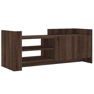 vidaXL Meuble TV Chêne marron 100x35x40 cm Bois d'ingénierie