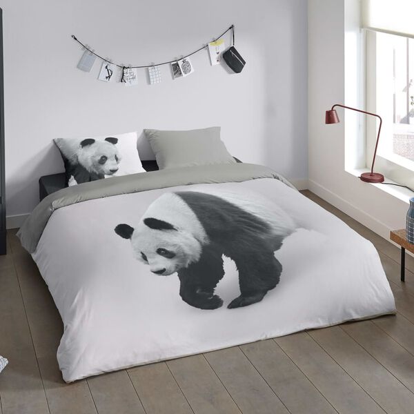 Pure Housse de couette PANDA 200x200/220 cm