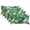 vidaXL Housse de coussin 6 pcs HEERLEN Motif feuilles 40 x 70 cm