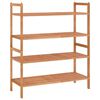 vidaXL &Eacute;tag&egrave;res &agrave; chaussures 2 pcs 69x27x41 cm Bois massif de noyer