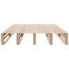 vidaXL Cadre de lit sans matelas 120x190 cm bois de pin massif