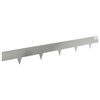 vidaXL Bordure de Pelouse 50 pc 100 x 12 cm Acier Argent&eacute;