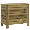 vidaXL Repose-pied de jardin 62x31,5x52 cm bois de pin impr&eacute;gn&eacute;