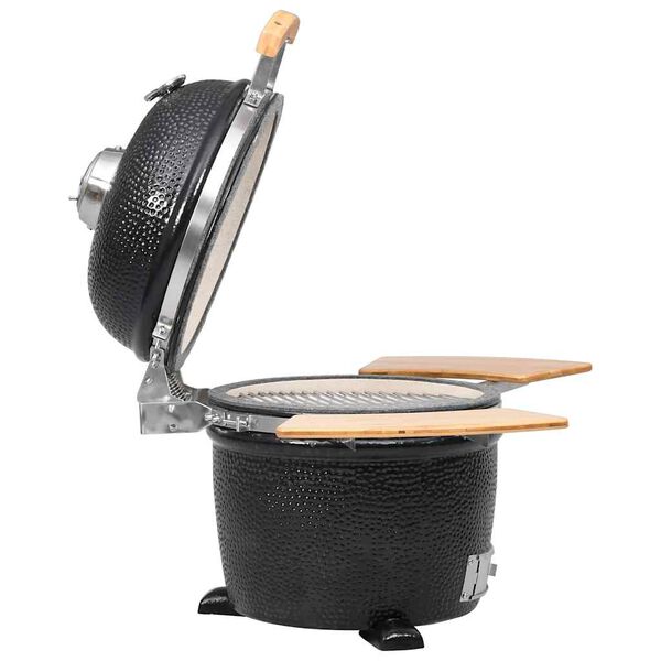 Kamado Barbecue au charbon de bois en c&eacute;ramique 33 cm