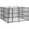 vidaXL Chenil d'ext&eacute;rieur pour chiens 300 x 300 x 185 cm