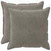 vidaXL Coussin avec oreiller HOUTEN 2 pc Gris clair Fl&oslash;jl