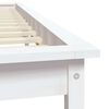 vidaXL Cadre de lit sans matelas blanc 140x200 cm bois massif