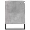 vidaXL Meuble TV gris béton 104x35x50 cm bois d'ingénierie