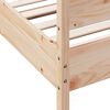 vidaXL Cadre de lit sans matelas 75x190 cm bois de pin massif