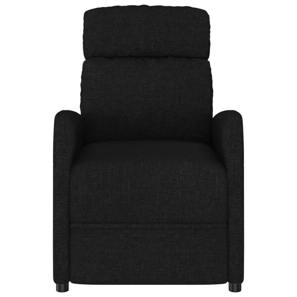 vidaXL Fauteuil inclinable &eacute;lectrique Noir Tissu