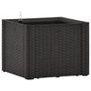 vidaXL Lit sur&eacute;lev&eacute; de jardin syst&egrave;me d'arrosage Anthracite 43x43x33cm