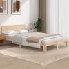 vidaXL Cadre de lit sans matelas bois de pin massif 120x200 cm