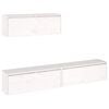 vidaXL Ensemble de meubles TV 3 pcs blanc bois massif de pin