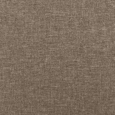 vidaXL Tête de lit à LED Taupe 90x5x78/88 cm Tissu