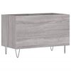 vidaXL Armoire &agrave; disques sonoma gris 74,5x38x48 cm bois d'ing&eacute;nierie