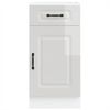 vidaXL Armoire de cuisine Kalmar blanc brillant bois ing&eacute;nierie