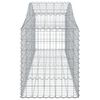 vidaXL Paniers à gabions arqués 9 pcs 200x50x60/80 cm Fer galvanisé