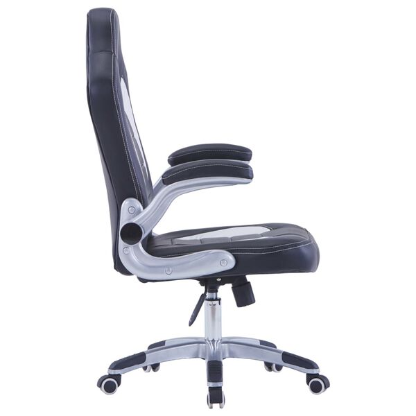 vidaXL Chaise de jeu Noir Similicuir