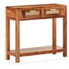 vidaXL Table console 86x30x76 cm Bois de r&eacute;cup&eacute;ration massif