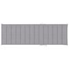 vidaXL Chaise longue de jardin avec coussin Bois d'acacia solide