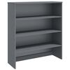 vidaXL Dessus de buffet HAMAR Gris fonc&eacute; 90x30x100 cm Bois de pin