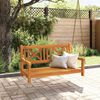 vidaXL Banc balançoire de jardin Marron 119 x 35 x 47 cm