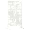 vidaXL &Eacute;cran de confidentialit&eacute; 100 x 50 x 180 cm Acier Blanc
