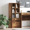 vidaXL Haut Armoire avec tiroir Bois ancien 45,5 x 34 x 127 cm