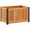 vidaXL Jardini&egrave;re 45x30x27,5 cm bois massif d'acacia et acier