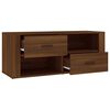 vidaXL Meuble TV Ch&ecirc;ne marron 100x35x40 cm Bois d'ing&eacute;nierie
