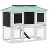 vidaXL Cage double pour animaux Bois