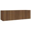 vidaXL Ensemble de meubles TV 2 pcs Ch&ecirc;ne marron Bois d'ing&eacute;nierie