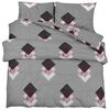 vidaXL Ensemble de housse de couette multicolore 240x220 cm coton