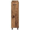 vidaXL Armoire avec roue Bois ancien 60 x 22 x 79 cm Bois d'ing&eacute;nierie