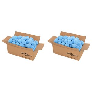 vidaXL Boules anti-bact&eacute;riennes filtrantes de piscine bleu 1400 g PE