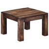 vidaXL Table basse 50x50x35 cm Bois de manguier massif