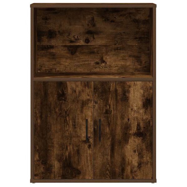 vidaXL Biblioth&egrave;que ch&ecirc;ne fum&eacute; 60x24x85 cm bois d'ing&eacute;nierie