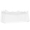 vidaXL Filet Anti-Moustiques de Jardin 156 Maille Blanc 3 x 6 x 2,5 m