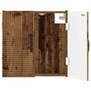 vidaXL Cabinet pour cible HAARLEM Bois ancien 52,5 x 10,5 x 53,5 cm