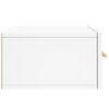 vidaXL Tables de chevet murales 2 pcs blanc 35x35x20 cm