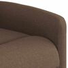 vidaXL Fauteuil de massage inclinable Marron Tissu